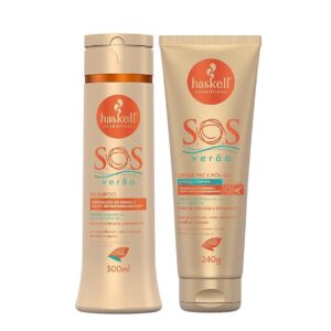 Haskell S.O.S Verão Kit Shampoo Pós-Sol 300ml + Creme Pré e Pós-Sol 240g