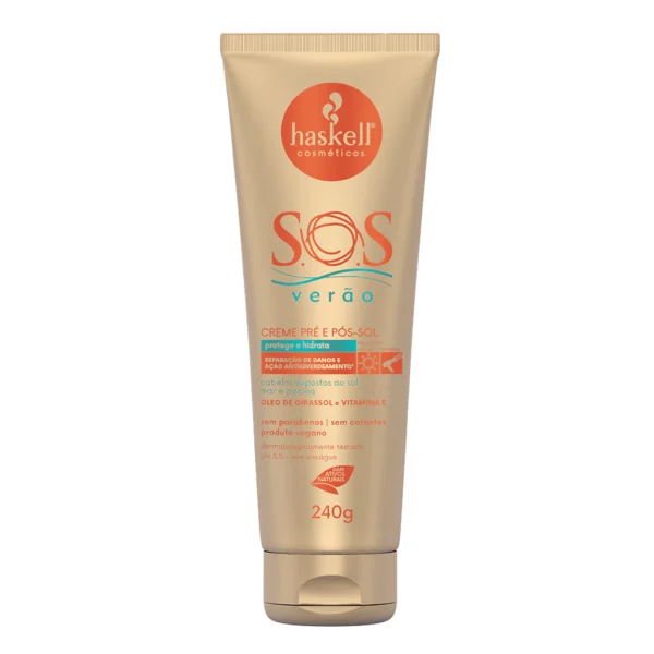 Haskell SOS Verão Creme Pré e Pós Sol 240g