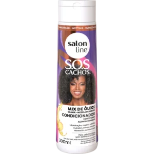 Salon Line Acondicionador S.O.S. Cachos Mezcla de Aceites 300ml