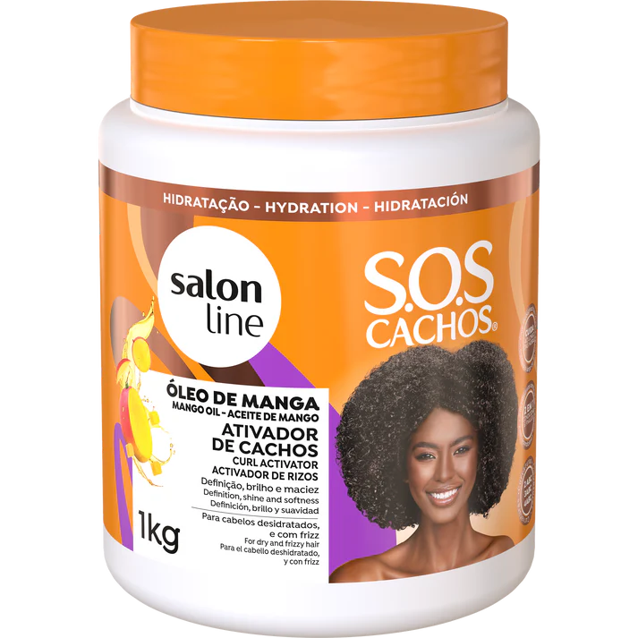 Salon Line S.O.S. Cachos Óleo de Manga Ativador de Cachos 1kg