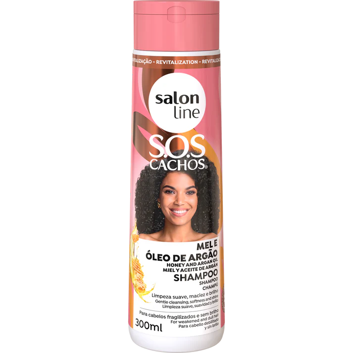 Salon Line Champú con extracto de miel S.O.S. Curls 300ml