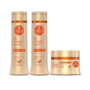 Kit HASKELL Tutano Shampoo + Condicionador + Máscara- Brasil Cosméticos