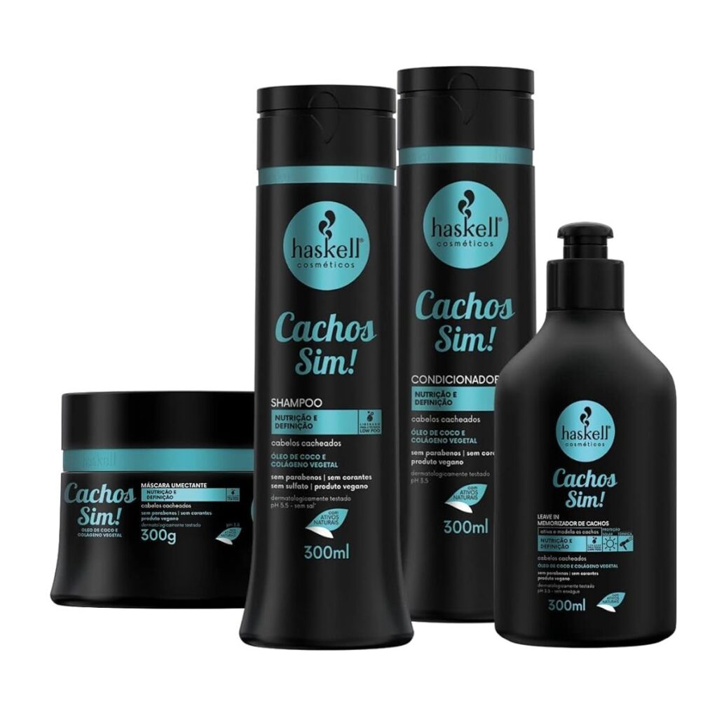 Kit HASKELL Cachos Sim- Brasil Cosméticos