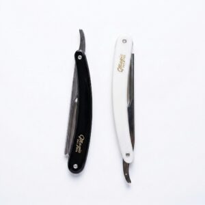 RickiParodi Navalha Magic Barbear Clássica Plástico Preta/Branca