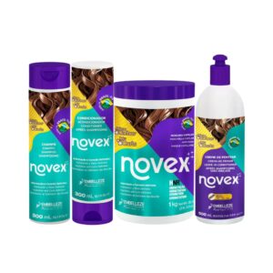 Kit Novex Mis Rizos Champú + Acondicionador + Mascarilla 400g + Crema Peinadora - Suelto