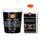 Kit Lola Cosmetics Dream Cream Shampoo e Máscara 200g- Brasil Cosméticos