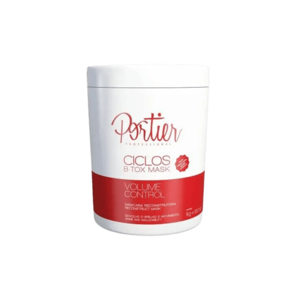 Dê uma nova vida aos seus cabelos com o Portier Kit B-Tox Ciclos 1kg, acompanhado pela incrível Prancha Lizze Extreme. Este kit oferece um tratamento completo para restaurar a saúde, o brilho e a maciez dos seus fios, proporcionando resultados profissionais no conforto da sua casa. Saiba mais sobre Portier Kit B-tox Ciclos 1kg+Prancha Lizze Extreme Este produto é uma fantástica Máscara Reconstrutora que promove a redução do volume e uma intensa hidratação dos fios, levando proteínas e aminoácidos para as fissuras das cutículas com a função de impedir a perda de massa dos cabelos. Além do mais, reduz e controla o volume de uma maneira eficaz e duradoura. O resultado é a selagem das cutículas, a volta do brilho dos fios, maciez, sedosidade e o volume controlado. EM QUAIS TIPOS DE CABELOS APLICAR? Pode ser aplicado em todos os tipos de cabelo, em especial os que estão acometidos pelo ressecamento, pelo frizz e com muito volume, lembrando sempre que deve-se verificar a saúde dos fios. DICA: Para um efeito de maior redução do volume dos fios, pode-se deixar uma pequena quantidade de produto nos cabelos no momento de enxágue. (cerca de 30% da quantidade do produto). PRECAUÇÕES: Uso externo. Não expor ao sol nem a temperaturas superiores a 50ºC. Manter fora do alcance das crianças. Evitar contato com os olhos, proteger os olhos durante a aplicação. Em caso de contato, enxaguar com água imediatamente e abundantemente. Em caso de irritação suspenda o uso do produto. Seguir as instruções de uso. Este produto somente deve ser utilizado para o fim a que se destina, Respeite o tempo de pausa indicado pela marca. Faça sempre o teste de mecha. Não aplique e nem esfregue o produto no couro cabeludo, respeite o espaço de 1 a 2 centímetros entre o couro cabeludo e o produto. Prancha Lizze Extreme: Foi desenvolvida com tecnologia de última geração para fornecer conforto e resultado para o profissional sem prejudicar a saúde dos fios. Protege os fios do contato direto com a chapa de alumínio, facilitando ainda mais o deslizamento, tornando o processo de alisamento mais rápido, preciso e uniforme...tudo isso sem prejudicar a saúde dos fios. O Titânio proporciona ainda maior brilho e maciez para os cabelos. Economize 70% do seu tempo com a prancha de titânio mais quente e rápida do mercado, que atinge a temperatura de até 250 C . Atenção, informação importante sobre o produto: A Portier esta realizando a troca de todas as embalagens dos produtos para a Europa, afim de diferenciá-las em  território brasileiro e europeu, sendo um melhor controle e cumprir as exigências da Infarmed. Sendo assim, terão a descrição em Português, Espanhol e Árabe ,entre outros quesitos. Informado isto, no momento em que realize a tua encomenda,  poderá receber a nova ou a antiga embalagem. Agradecemos a compreensão.