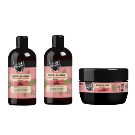 Kit Real Natura Liso Perfeito Abacate Shampoo + Condicionador + Máscara –  Brasil Cosméticos