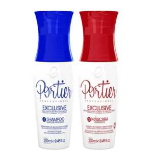 Kit Portier Exclusive Alisamento-Progressiva Brasileiro 2x250ml