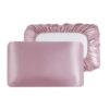 Fronha De Cetim  Rosa Com Elástico