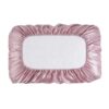 Fronha De Cetim  Rosa Com Elástico - Imagen 3