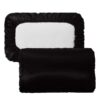 Fronha De Cetim com Elástico Liso Preto 1und