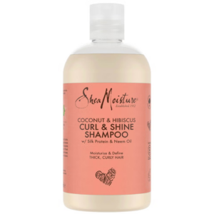 Shea Moisture Shampoo de Coco e Hibisco Curl & Shine 384 ml