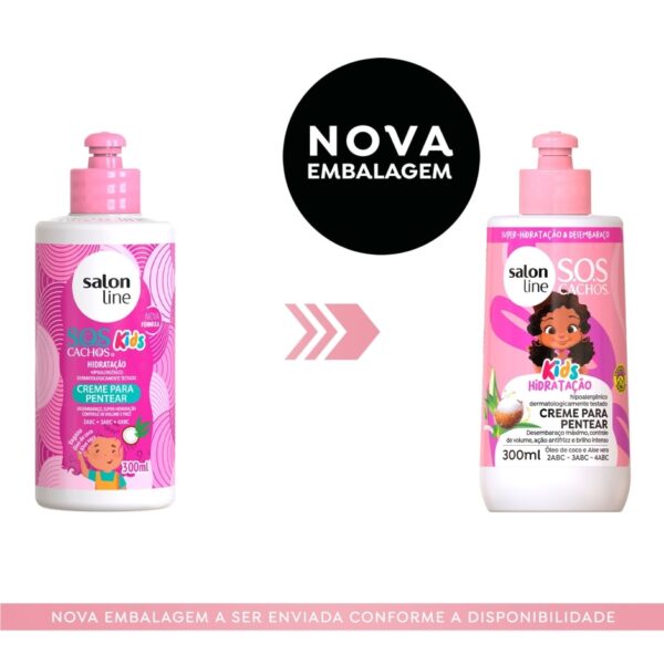 Kit Salon Line Sos Cachos Kids Linha Infantil Completa 5-Produtos