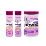 Novex Kit Power Max Hair Harmonization Shampoo + Condicionador + Máscara 2x300g e 1kg BC