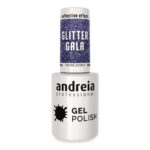 Andreia Profissional Verniz Gel Coleção Glitter Gala GG5- Azul arroxeado com brilhos multicolor 10,5 ml BC