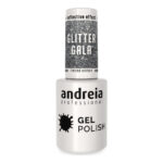 Andreia Profissional Verniz Gel Coleção Glitter Gala Gg1- Prata com brilhos prateados 10,5 ml BC