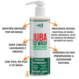 Widi Care Juba co wash condicionador 500ml Brasil Cosméticos