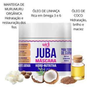 Widi Care Juba máscara hidro nutritiva 500g - Brasil Cosméticos