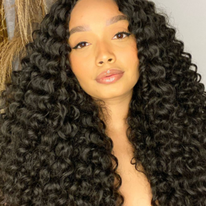 Ser Mulher JOY Crochet Braids Cor 1 Preto Cabelo Cacheado 300g