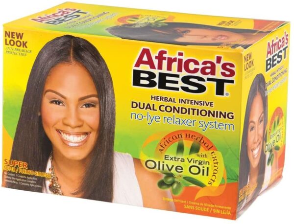 Africa's Best Kit Relaxante Super: Nutrição e Alisamento Superior