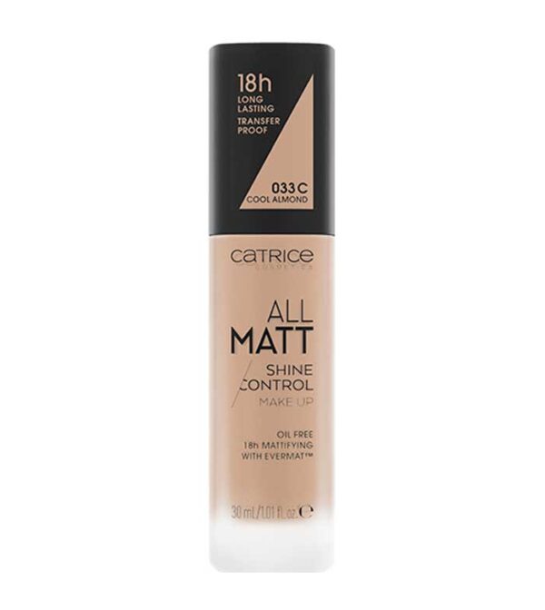 Catrice Base All Matt Shine Control Make Up 033 C Cool Almond 30ml