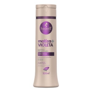 Haskell Matiza+ Color Roxo/Violet Shampoo 300ml  para Cabelos loiros ou grisalhos