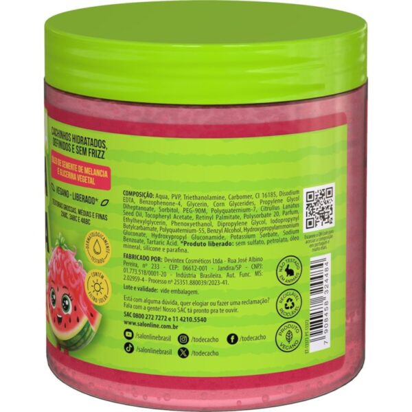 Salon Line #TodeCacho Kids Gelatina Modeladora Melancia 550g