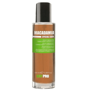 Sérum Regenerante com óleo de macadâmia para cabelos frágeis e sensíveis. Hidrata e Nutre o comprimento e as pontas, dando brilho, maciez e uma sedosidade extraordinária.