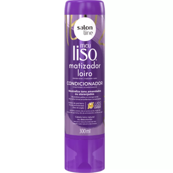 Salon Line Meu Liso Condicionador Matizador Loiro 300ml