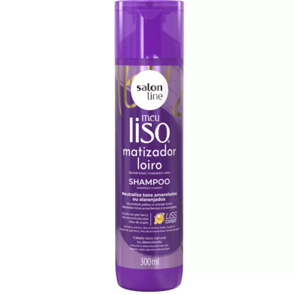 Salon Line Meu Liso Shampoo Matizador Loiro 300ml