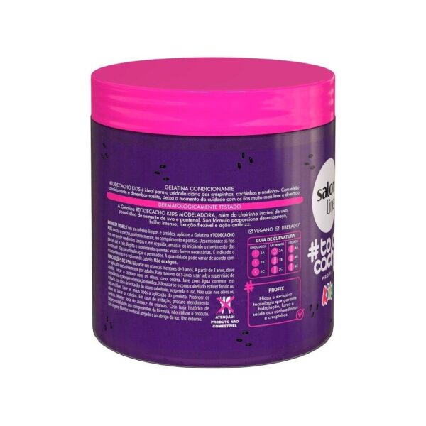 Salon Line #TodeCacho Kids Gelatina Modeladora Uva 550g