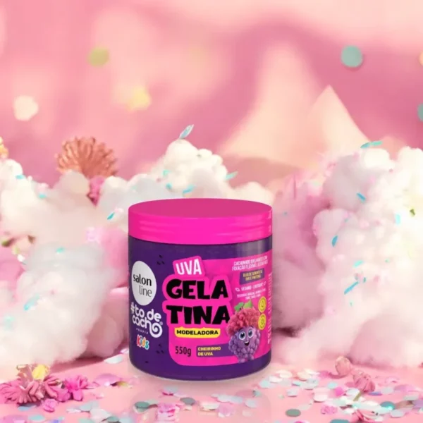 Salon Line #TodeCacho Kids Gelatina Modeladora Uva 550g