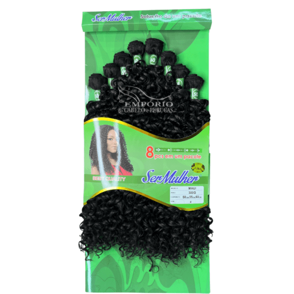 Ser Mulher MAUI Tissagem Castanho Escuro Cabelo Cacheado 300g