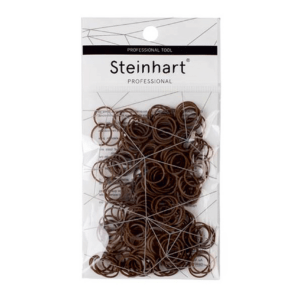 Steinhart Elásticos Cabelo Borracha Castanho 10g