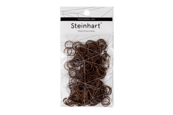 Steinhart Elásticos Cabelo Borracha Castanho 10g