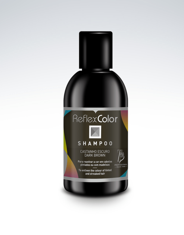 Zelo Reflex Color Shampoo Castanho Escuro 250ml