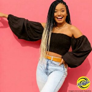 Ser Mulher SUPER JUMBO PREMIUM Cabelos Sintéticos Para Tranças Africanas Cor T1B/613 Preto/Loiro Degradê 522g