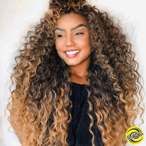 BEATRICE Extensão em tic tac Cabelo Ondulado e Comprido!