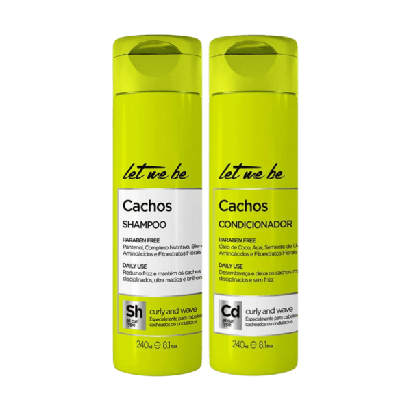 Descubra a Linha De Tratamento Capilar Cachos Let Me Be, enriquecida com ingredientes poderosos para proporcionar uma hidratação e nutrição intensa para todos os tipos de cabelos com curvatura. Obtenha cachos incrivelmente macios, brilhantes e saudáveis com resultados visíveis.