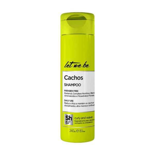 Descubra a linha de tratamento capilar Shampoo Cachos Let Me Be, enriquecido com ingredientes poderosos para proporcionar uma limpesa suave e nutritiva. Obtenha cachos incrivelmente macios, brilhantes e saudáveis com resultados visíveis.