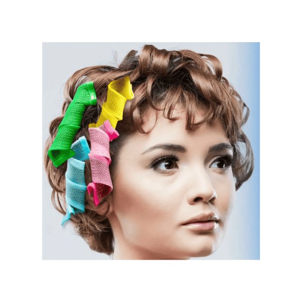 Rolos de Cabelo Torção Espiral Curlformer – rolos mágicos para criar cachos perfeitos com praticidade e estilo profissional.