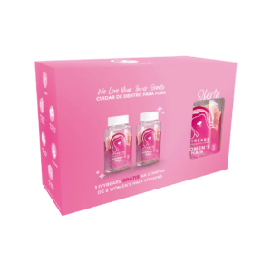 IVYBEARS Hair Vitamins For Women são suplementos para o cabelo em formato goma, fáceis de utilizar e desenvolvidos cientificamente para melhorar a condição de todos os tipos de cabelo femininos. Indicado para queda de cabelo, cabelo enfraquecido e cabelo sem vida. Ao contrário de outras marcas que utilizam gelatina (feita a partir de partes de animais em ebulição) como base para as suas gomas, IvyBears utiliza pectina de alta qualidade. A pectina é feita a partir de frutas, por isso é mais saudável e cruelty free. Sem glúten, sem soja, vegetariano, não testado em animais, kosher, halal produto autorizado. Fórmula nutritiva à base de biotina, ácido fólico e vitamina C, permitindo fornecer nutrientes importantes ao crescimento saudável, fortalecimento e brilho do seu cabelo e unhas. Os suplementos funcionam melhor quando tomados por um período mínimo de 3 meses. Os melhores resultados são geralmente visíveis após 6 meses, variando de pessoa para pessoa.