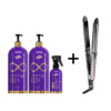Alisamento Infinity Blond! Uma solução inovadora e 100% livre de formol, ideal para cabelos brancos, ruivos, loiros ou platinados. Proporciona fios alinhados, tratando e reconstruindo cabelos danificados; com a Prancha Elipsis 3000 230ºC, equipada com tecnologia de ponta e materiais de vanguarda, oferece resultados excepcionais e de alta performance!