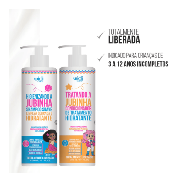 Hidratação suave e delicada para os crespinhos e cachinhos! Proporcionam cabelos macios e brilhantes, sem resíduos. Além disso, possuem fórmula suave com extratos naturais para hidratar e nutrir os cabelos crespos e cacheados das crianças.