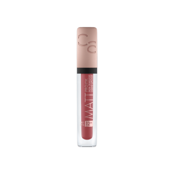 O batom Matt Pro Ink Non-Transfer Liquid Lipstick de longa duração é o companheiro ideal para um dia longo, uma vez que dura até 12 horas. Quer esteja numa reunião, num almoço ou numa aula de ioga depois do trabalho, o batom mate aguenta qualquer situação do dia-a-dia. 