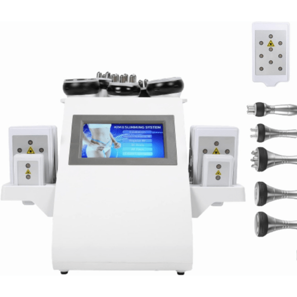 O LA Equipamentos de Estética Plataforma Multifunções 6 em 1 é um equipamento completo que combina tecnologias avançadas para tratamentos estéticos eficazes. Com lipolaser, cavitação, radiofrequência tripolar e corporal, vácuo e radiofrequência facial, proporciona redução de gordura localizada, tonificação da pele e rejuvenescimento facial.