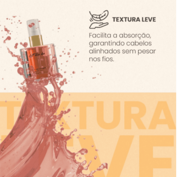 Transforme seus cabelos com o poder do Velvet Drops! Um óleo multifuncional que combina nutrição intensa e leveza, perfeito para hidratar, reparar e proteger todos os tipos de cabelo, sejam eles lisos, quimicamente tratados, loiros, naturais ou cacheados.