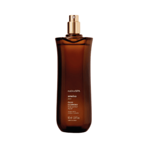 O Óleo Glorioso para Corpo e Cabelo Nativa SPA Ameixa é um produto versátil que promove uma hidratação profunda aliada a uma explosão de fragrância. A sua incrível fórmula de óleo seco deixa a pele iluminada e nutrida enquanto aumenta o brilho do cabelo, conferindo maciez e redução dos fios quebradiços.