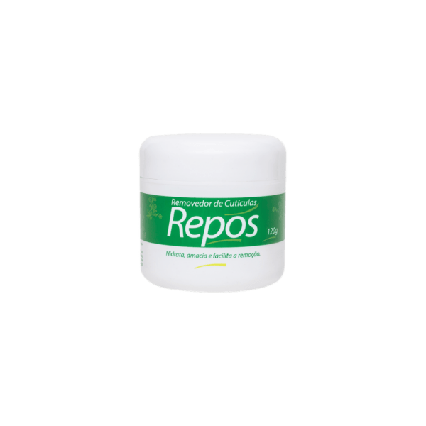 O Creme Removedor de Cutículas Repós hidrata e amacia mãos e pés, facilitando a remoção de cutículas.